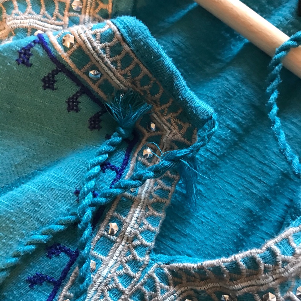 Turquoise Style&co Tunic